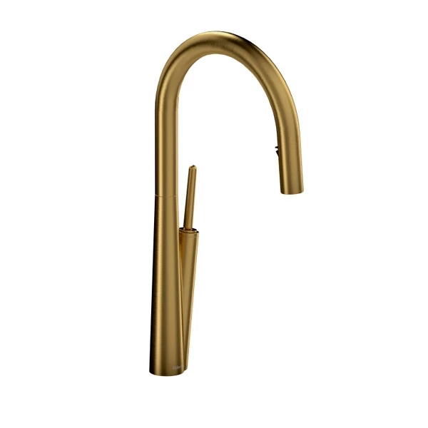 Solstice Kitchen Faucet With Spray - Brushed Gold | Model Number: SC101BG-10