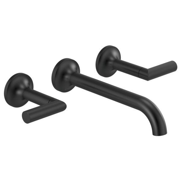 Two-Handle Wall Mount Lavatory Faucet - Less Handles