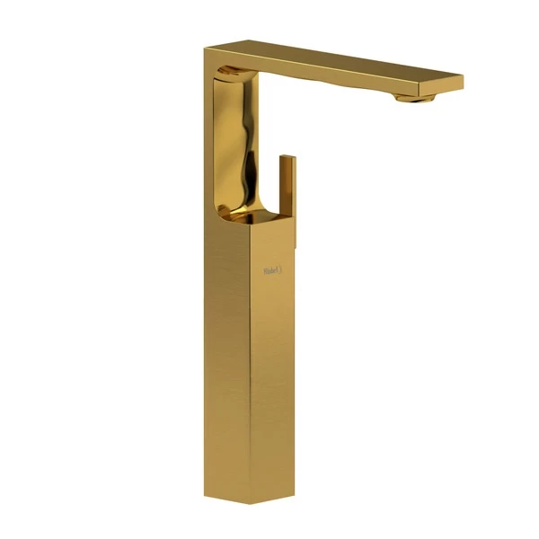 Reflet Single Hole Bathroom Faucet - Brushed Gold | Model Number: RFL01BG-05