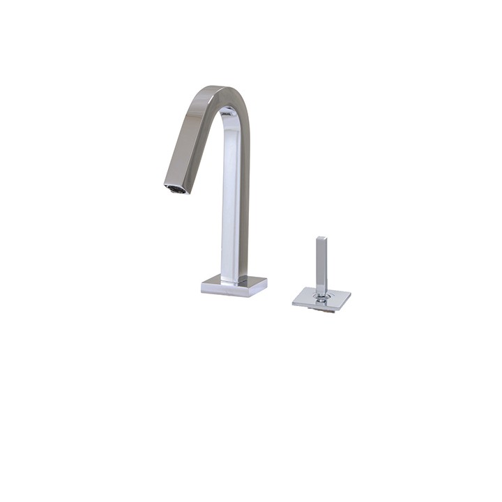 2-piece lavatory faucet with side joystick