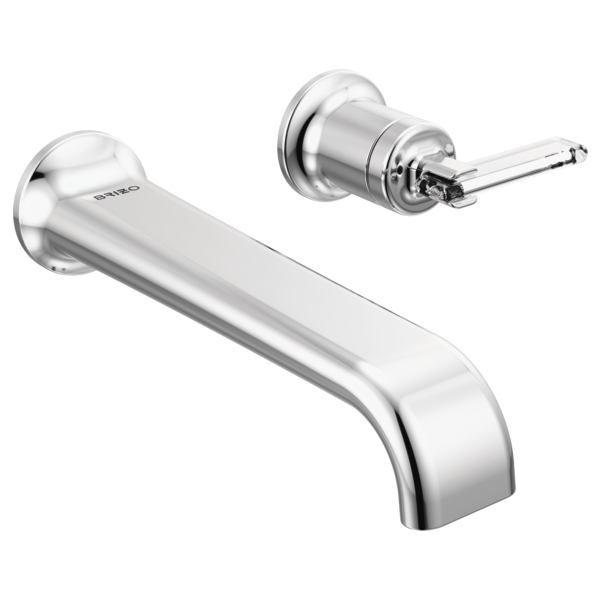 Two-Hole, Single-Handle Wall Mount Lavatory Faucet - Less Handle 1.2 GPM